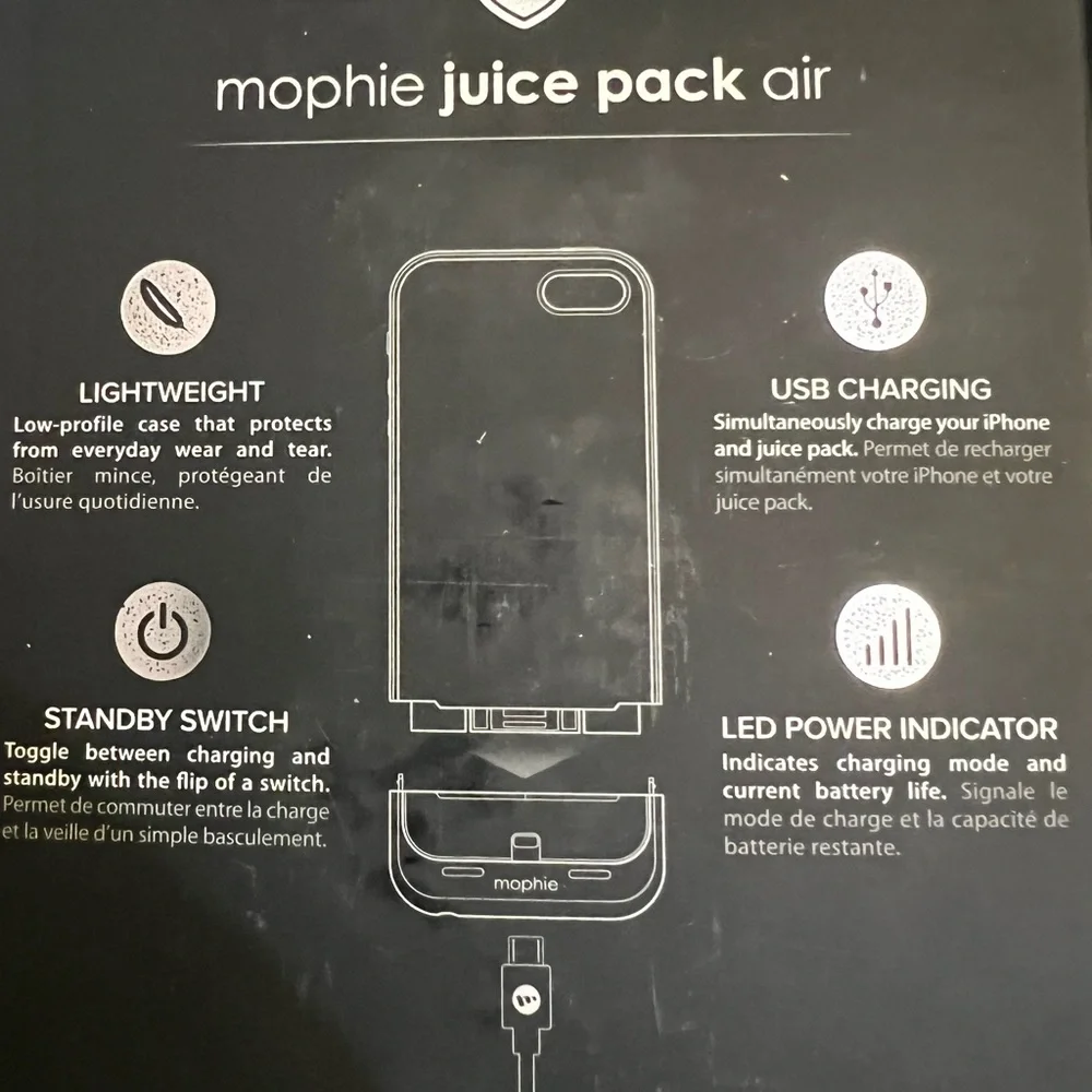 New! Mophie juice pack air case